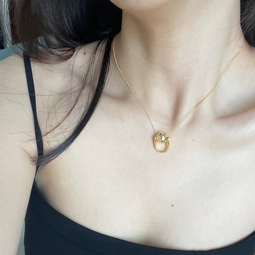 سلسال يوتيوب من الفضة المطلية بالذهب