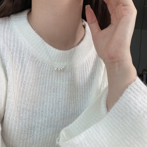 سلسال فرانكا من الفضة المطلية بالروديوم