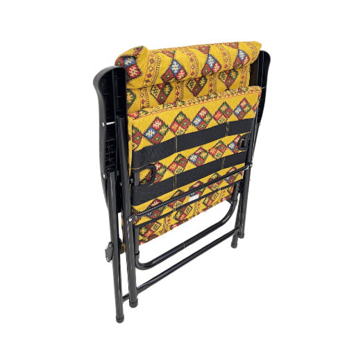 كرسي رحلات سدرة مسفط نقش نجدي اصفر