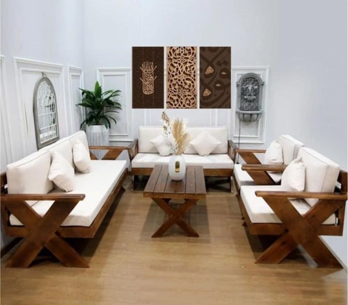 جلسة طقم خارجية خشابي