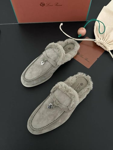 Loro piana Babouche Charms Walk Loafers
