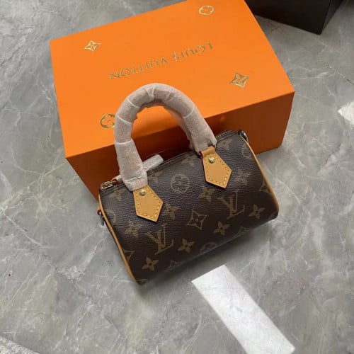 LV Louis Vuitton Monogram Nano Speedy