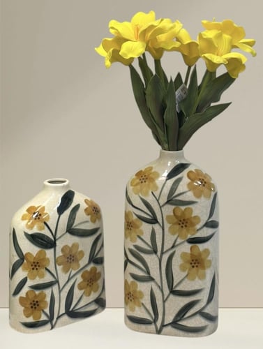 فازة سيراميك مشجر