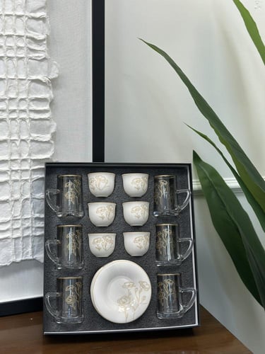 طقم كاسات وفناجيل