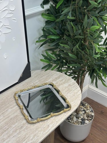 صينية تقديم استيل