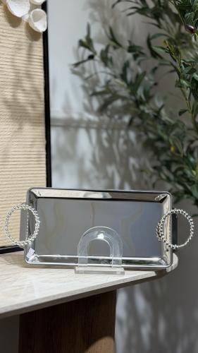 صينية تقديم فضي