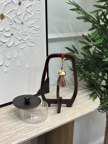 صحن تقديم باستاند خشب