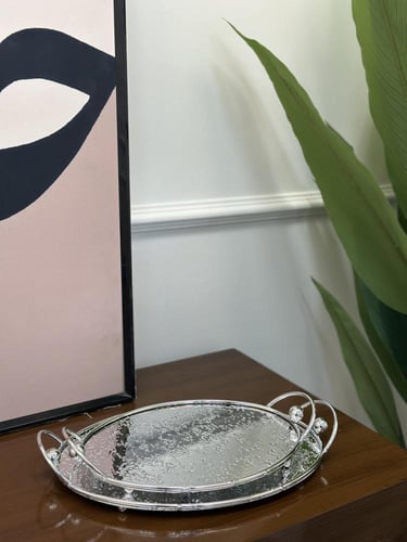 صينية تقديم استيل