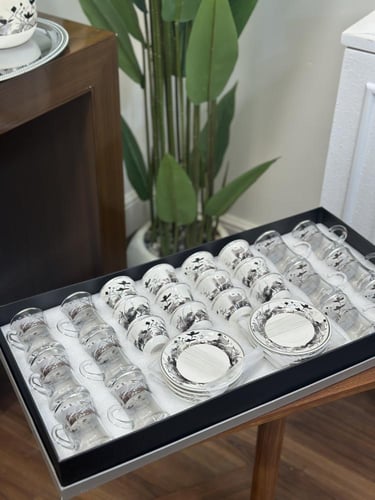 طقم كاسات وفناجيل