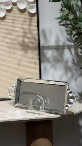 صينية تقديم فضي