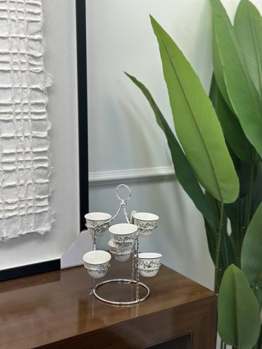 استاند فناجيل فضي