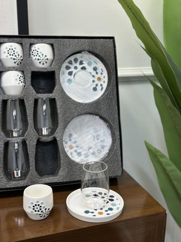 طقم كاسات وفناجيل