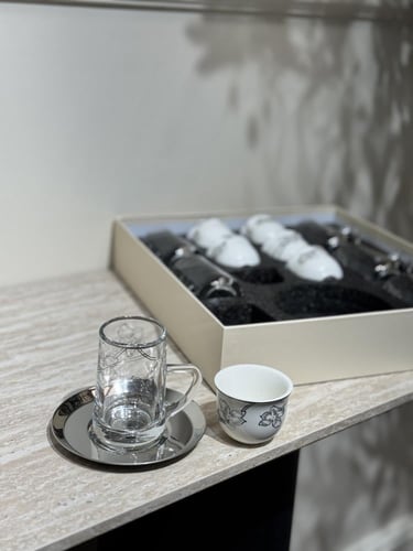 طقم كاسات وفناجيل