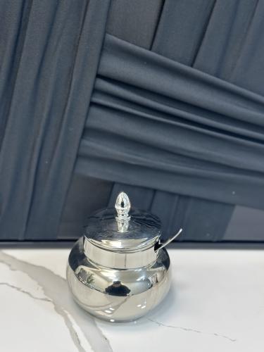 سكريه استيل فضي