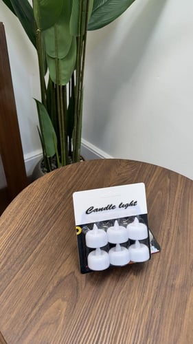 شموع بطارية 6قطع