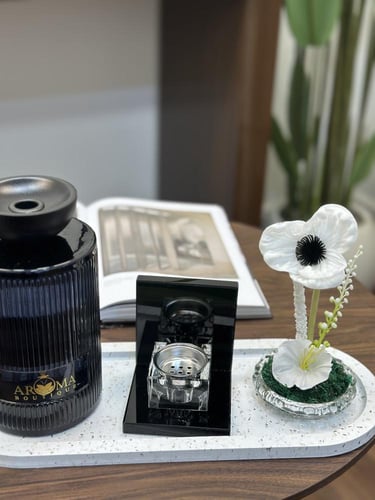 مبخرة كرستال اسود