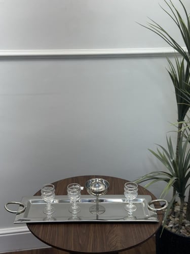 صينية تقديم استيل هندي