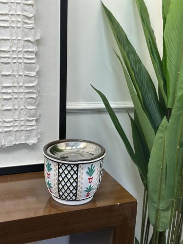 صحن تقديم تراثي انيق