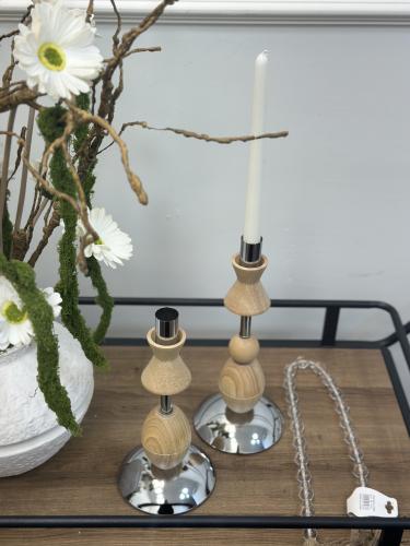 شمعدان خشبي