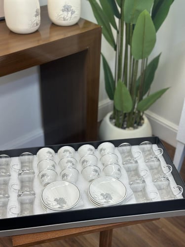 طقم كاسات وفناجيل