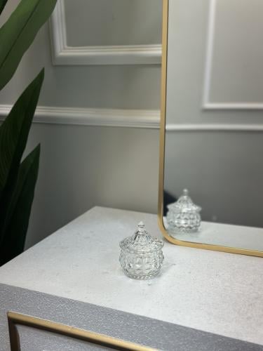 طقم سكريه كرستال قطعتين