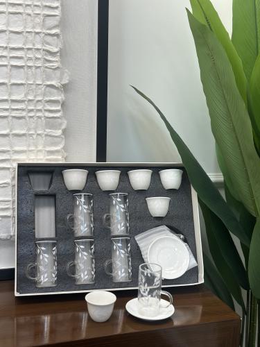 طقم كاسات وفناجيل