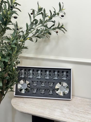 طقم كاسات وفناجيل