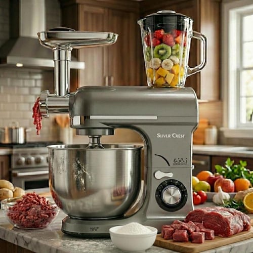 محضرة طعام متعددة الوظائف 1800 واط بأداء قوي وعجان...