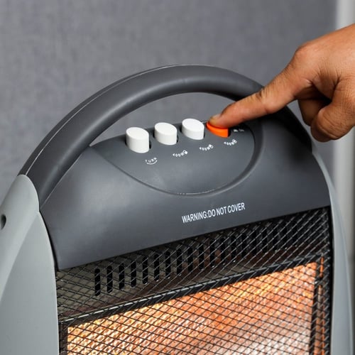 دفاية كهربائية بقوة 2000 واط من دينكس لون أسود