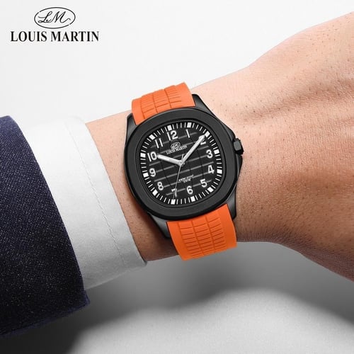 ساعه رجالي ربر لويس مارتن بألوان متعددة