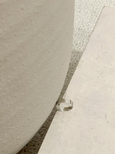 دبلة فضة عيار 925