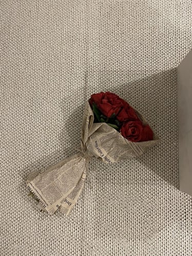 باقة ورد صناعي