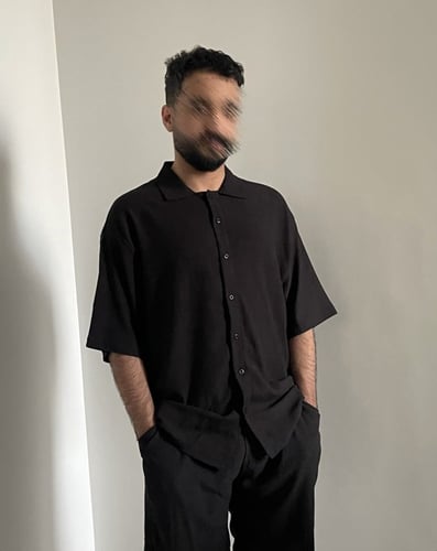 طقم اسود رجالي