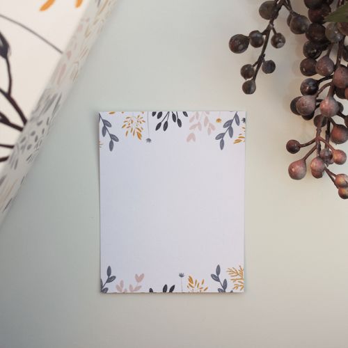 كرت لكتابة الأهداء