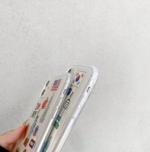 كفرات اشكال ملصقات كفر كوريا وباريس للايفون