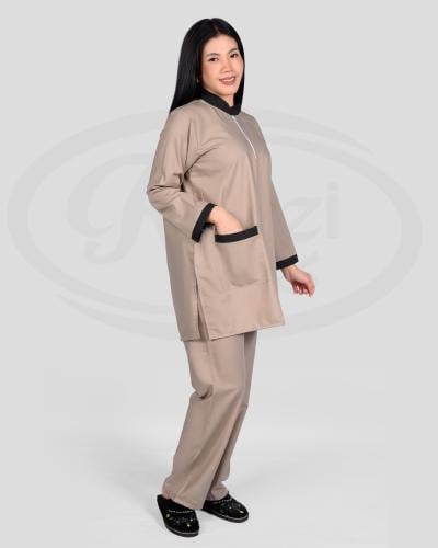 طقم عاملة بسحاب مريح