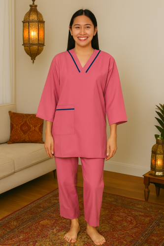 زي عاملات منزلية قطعتين خامة عالية الجودة