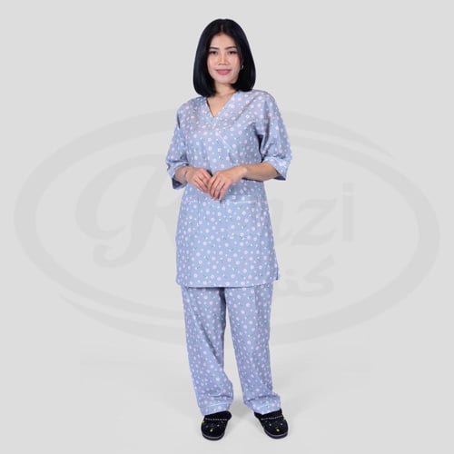 طقم عامله بزهور مميز