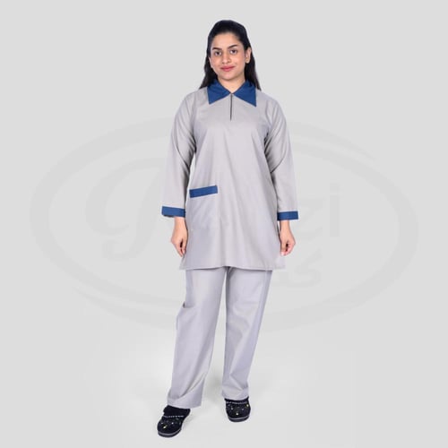 طقم عاملة بسحاب ملون