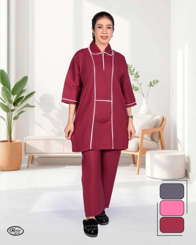 زي عاملة بقصه مريحه كويتي