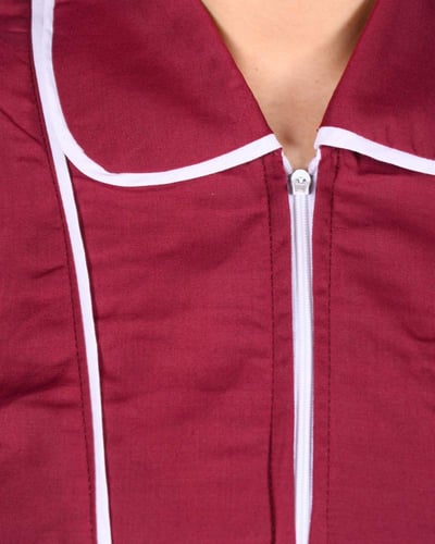 زي عاملة بقصه مريحه كويتي