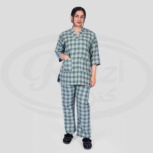 طقم زي عاملات منزلية كاروهات