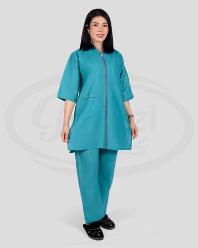 طقم زي عاملة مريح كويتي