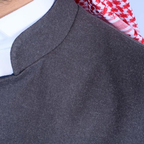 سديري دبل فيس كحلي فاتح رمادي