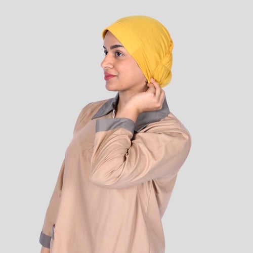 غطاء راس للعاملات المنزلية ملون