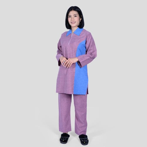 زي عاملة كشميري بسحاب