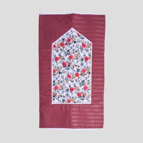 طقم شرشف صلاة نسائي عنابي