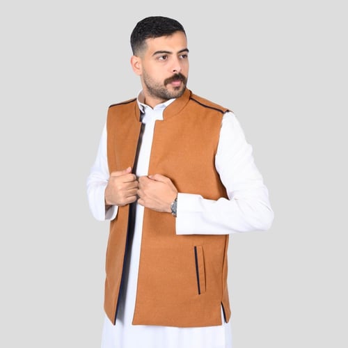 سديري رجالي دبل فيس كحلي بني جملي