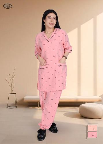 زي عاملات منزلية بياقة v