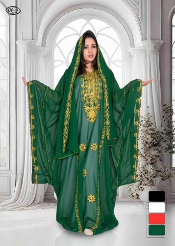 ثوب نشل سعودي تراثي بتطريز قصب ذهبي فاخر